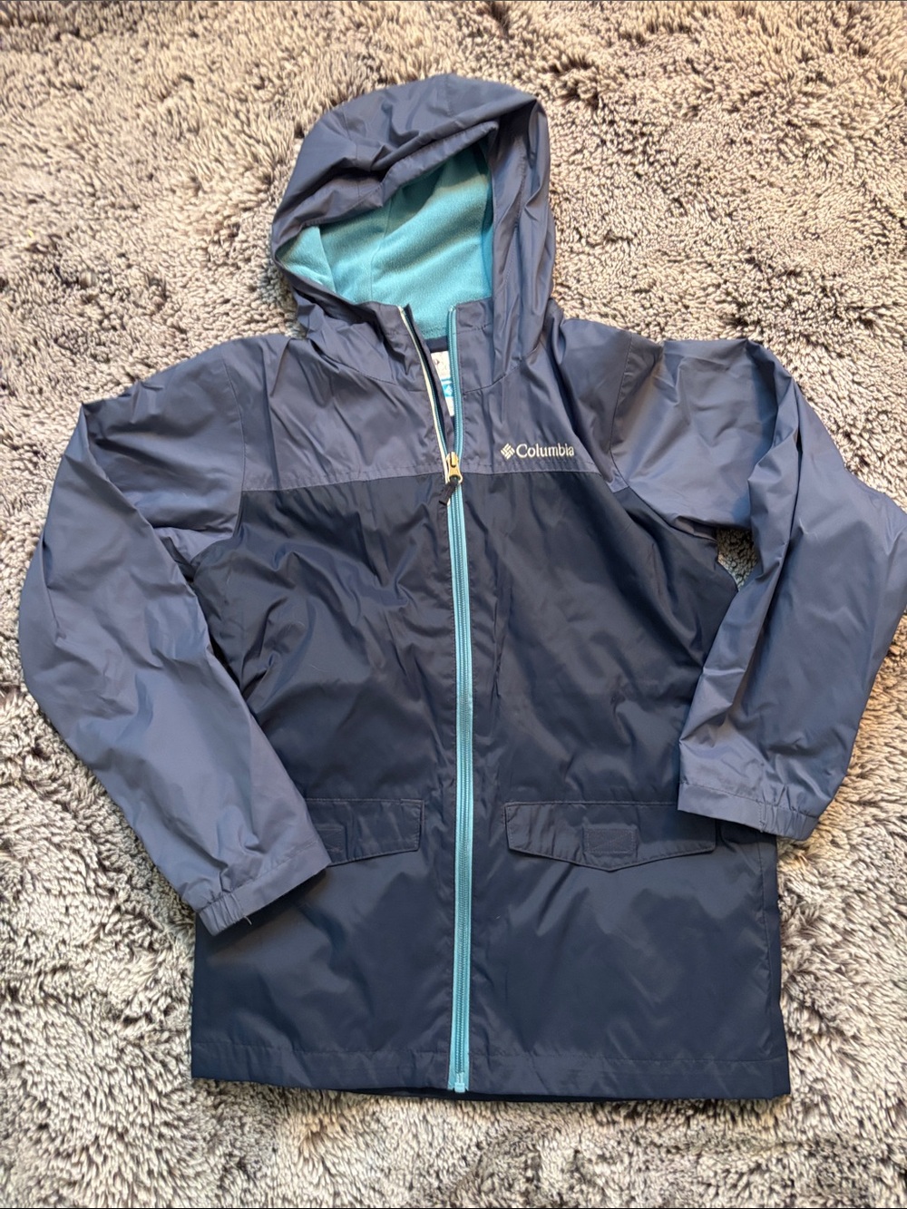 Columbia Kids Navy Rain Jacket